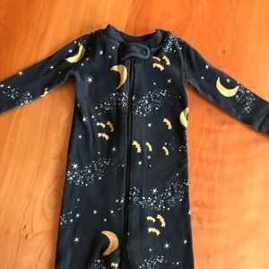 HA black moon zip pajama